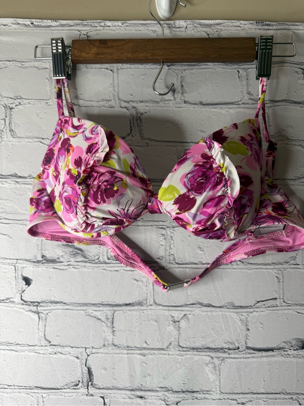 Nanette Lenore Madison Avenue push up bikini top small